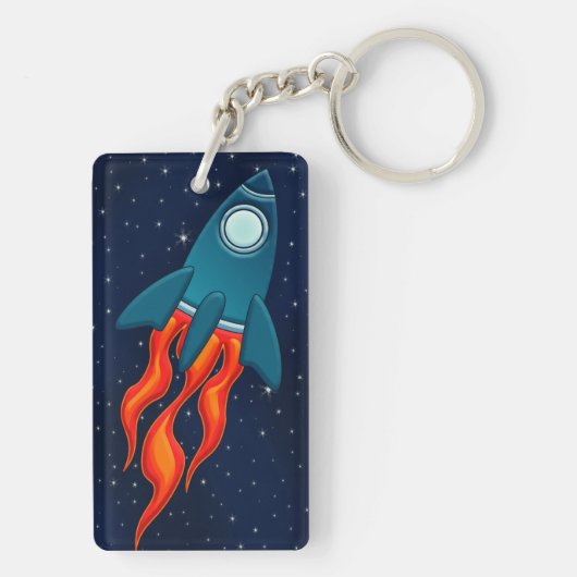 Rakete Schlüsselanhänger (Rückseite)