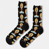 Rakete Socken (Linkes Detail)