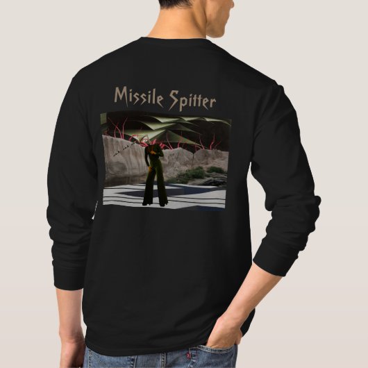 Rakete Spitter T-Shirt (Rückseite)