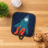 Rakete Topflappen (Oben Unten)