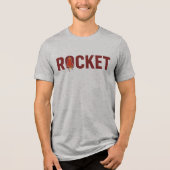 Rakete Tri-Blend Shirt (Vorderseite)