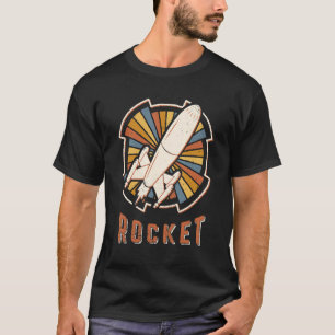 Rakete Vintage Klassiker Retro Liebe T-Shirt