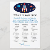 Rakete Was ist in deinem Geldbörsenspiel? (Vorderseite)