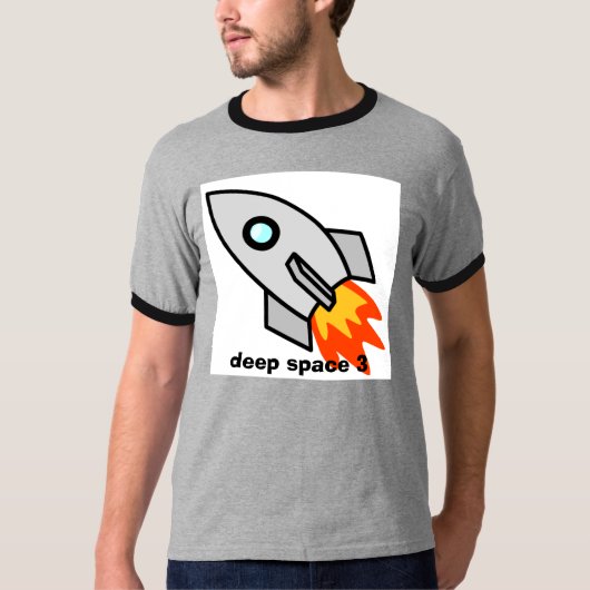 Rakete, Weltraum 3 T-Shirt (Vorderseite)
