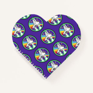 Rakete zum Mond Notizblock