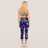 Raketen des Astronauten Capri Leggings (Rückseite)