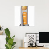 Raketen Diagramm Poster (Heimbüro)