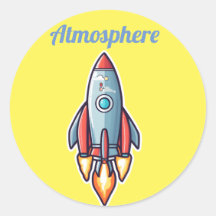 Raketen gehen in die Atmosphäre