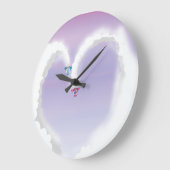 Raketen! Große Wanduhr (Winkel)