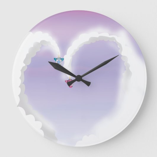 Raketen! Große Wanduhr (Vorderseite)