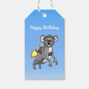 Raketen-Koala-Bär Geschenkanhänger