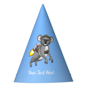 Raketen Koala Partyhütchen
