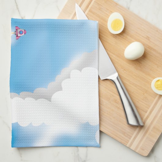 Raketen! Küchentuch (Viertel Falte)