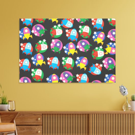 Raketen Leinwanddruck (Insitu (Wohnzimmer))