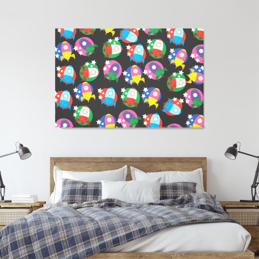 Raketen Leinwanddruck (Insitu (Schlafzimmer))