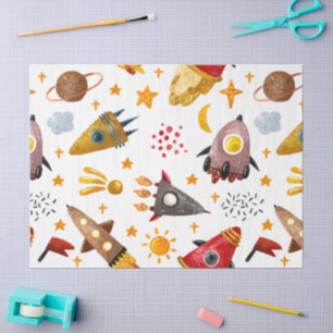 Raketen & Meteore Tissue-Papier Seidenpapier