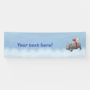 Raketen Nilpferd Banner