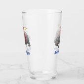 Raketen Nilpferd Glas (Links)