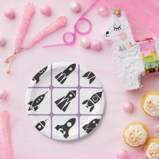 Raketen Pappteller (Party)