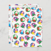 Raketen Postkarte (Vorne/Hinten)