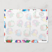 Raketen Postkarte (Rückseite)