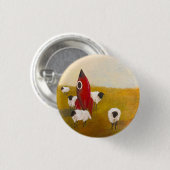Raketen-Schafe Button (Vorne & Hinten)