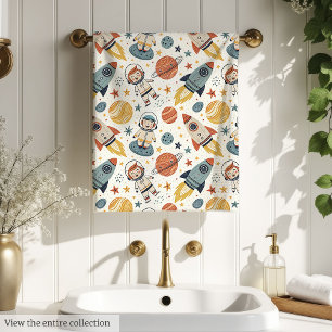 Raketen-Schiff Handtuch Trendiges Geschenk für Wel Badhandtuch Set