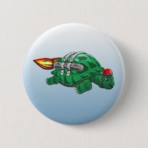 Raketen-Schildkröte Button