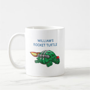 Raketen-Schildkröte Kaffeetasse