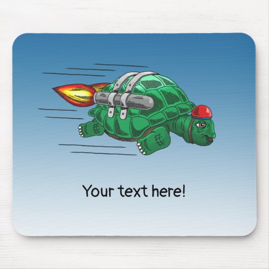 Raketen-Schildkröte Mousepad (Vorne)