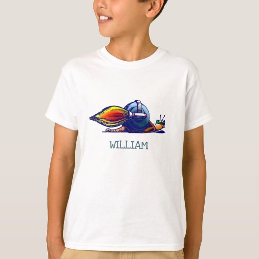 Raketen-Schnecke T-Shirt (Vorderseite)