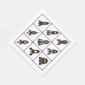 Raketen Serviette (Ecke)