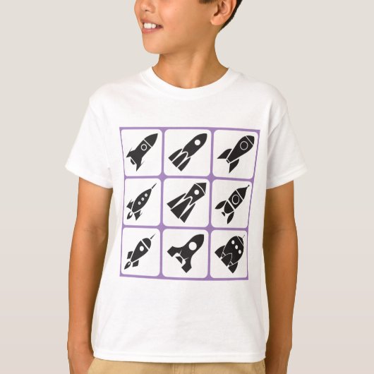 Raketen T-Shirt (Vorderseite)