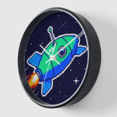 Raketen-Team-Wanduhr Uhr (Winkel)