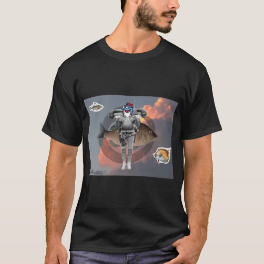 Raketen-Thunfisch T-Shirt (Vorderseite)