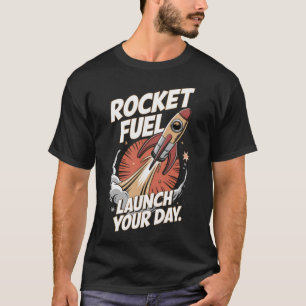 Raketen-Treibstoff - Kaffee T-Shirt