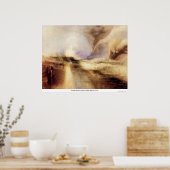 Raketen und blaue Lichter von Joseph Mallord Turne Poster (Küche)