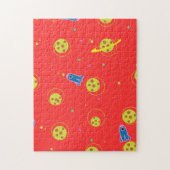 Raketen und Planeten Puzzle (Vertikal)