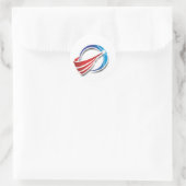 Raketenabwehrbehörde Runder Aufkleber (Tasche)