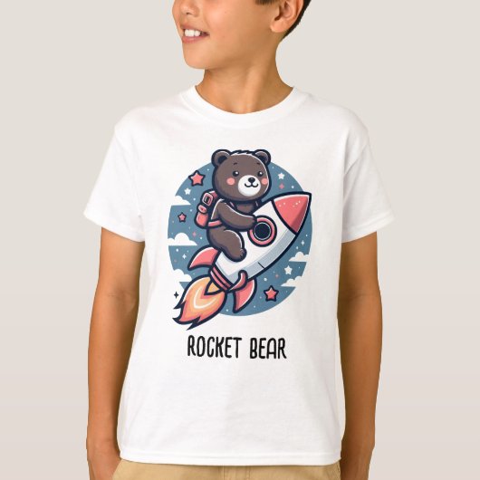Raketenbär T-Shirt (Vorderseite)