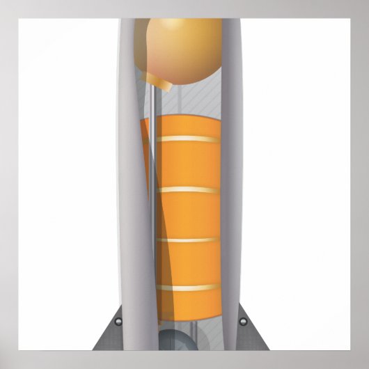 Raketendiagramm Poster (Vorne)