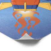 Raketenexplosion aus! Boys Room Poster (Ecke)