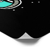 Raketenfahrt und Tunes der Astronauten Poster (Ecke)