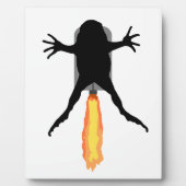 Raketenfrosch Fotoplatte (Vorderseite)