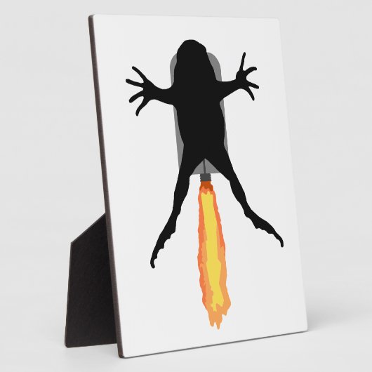 Raketenfrosch Fotoplatte (Seite)