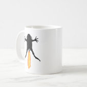 Raketenfrosch Kaffeetasse (Vorderseite Links)