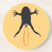 Raketenfrosch Untersetzer (Vorne)
