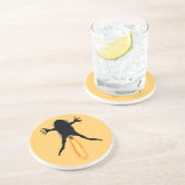 Raketenfrosch Untersetzer (Seite)