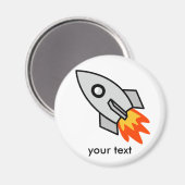 Raketengeschenke Magnet (Vorderseite/Rückseite)