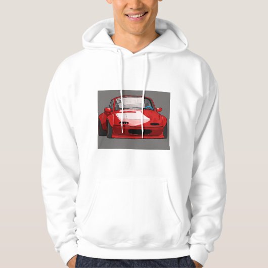 Raketenhäschen Mx5 Hoodie (Vorderseite)